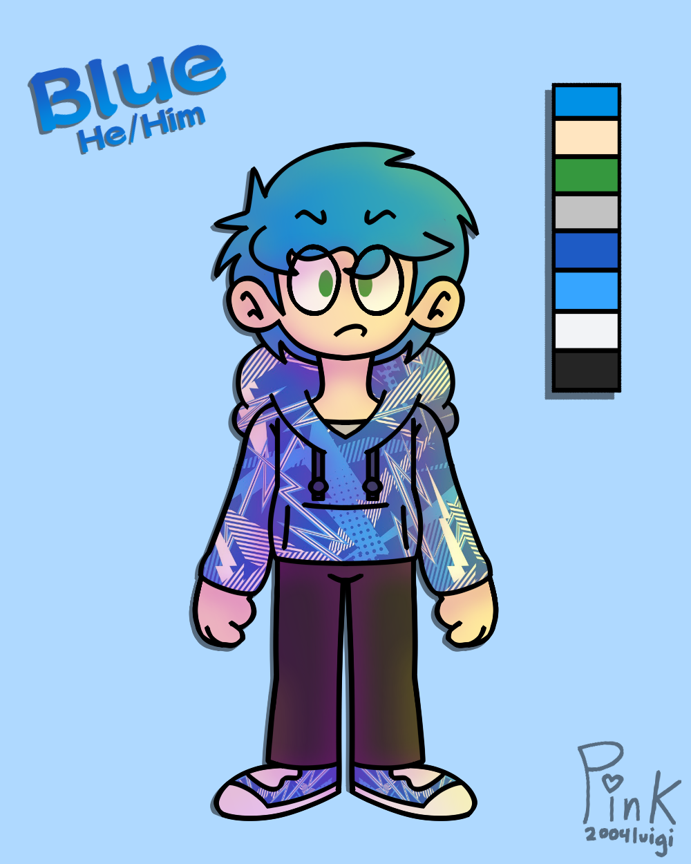 OC Reference - Blue